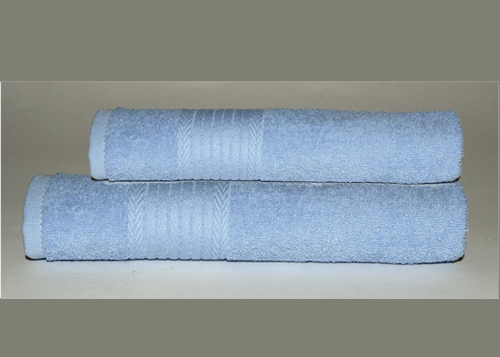 С79/1 ЮА Полотенце махровое, 30*50 см, 350гр, васильковый (155)