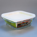 Мк 8687 (940671) Емкость д/хран. с пл.. кр. 'A table 0,81л; 14,9 x 14,9 x 6,2 cm, т.м. Royal Leerdam