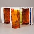Ит 340360Q01021590 Н-р:стак.высокий Sorgente multicolor Arancio 460мл,h=152мм,d=72мм,3шт.,п/у рукав