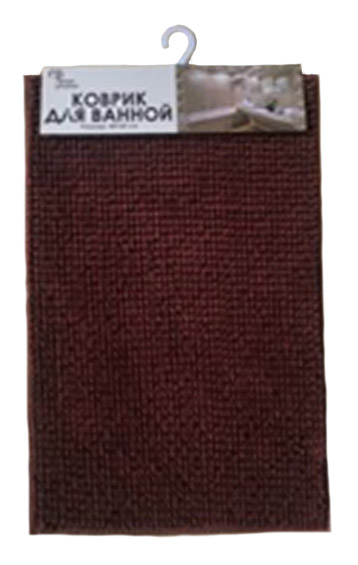 GM035-BR Коврик для ванной 50*80см, коричневый